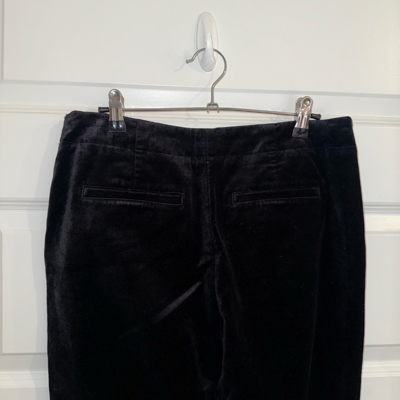 Black By Anthropologie Velvet Flare Pants Size US 8 - Picture 5 of 6